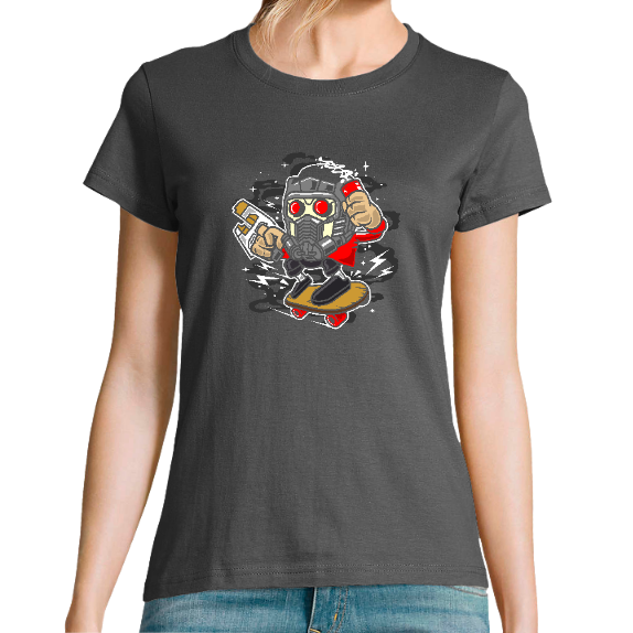 T-SHIRT STAR LORD SKATER FEMME