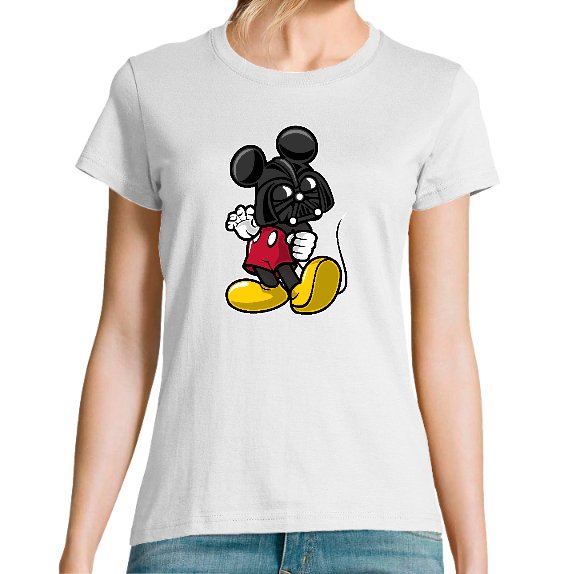 T-SHIRT MICKEY DARK FEMME