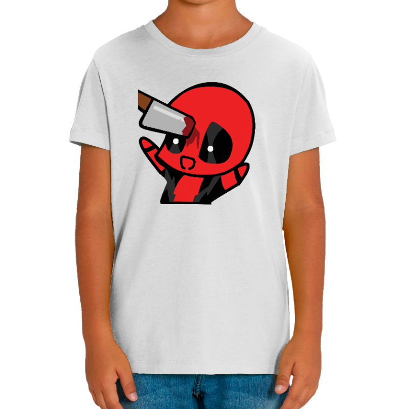 T-SHIRT CUT DEADPOOL ENFANT