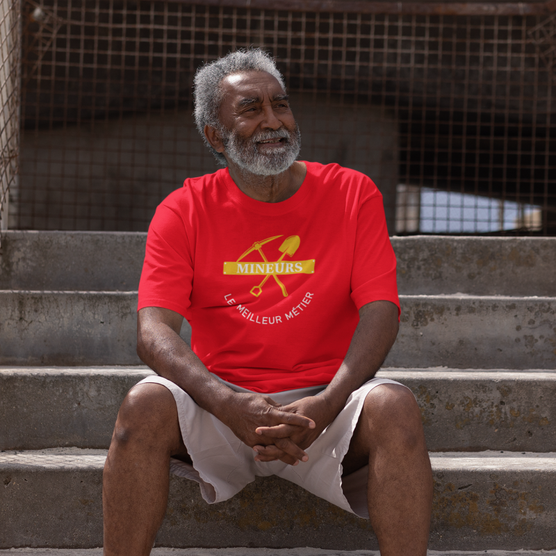 T-SHIRT MINEURS LE MEILLEUR MÉTIER POUR HOMME