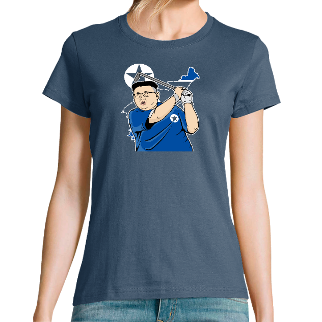T-SHIRT KIM AND GOLF FEMME– Tee-shirt humour golf lifestyle