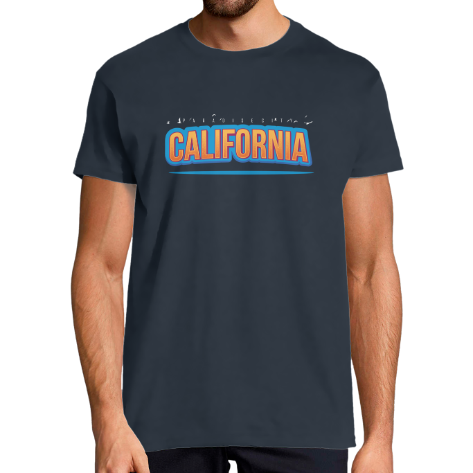 T-SHIRT CALIFORNIA PARADISE HOMME