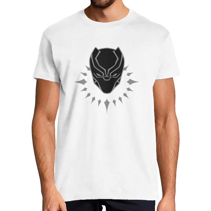 T-SHIRT BLACK PANTHER HOMME