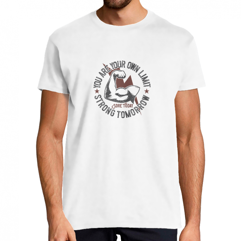 Face T-SHIRT YOU ARE YOUR OWN LIMIT HOMME