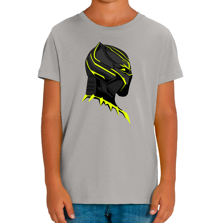 T-SHIRT YELLOW BLACK PANTHER ENFANT