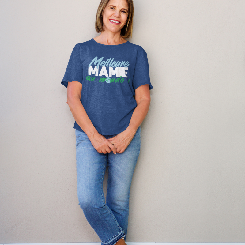 T-SHIRT MEILLEURE MAMIE AU MONDE