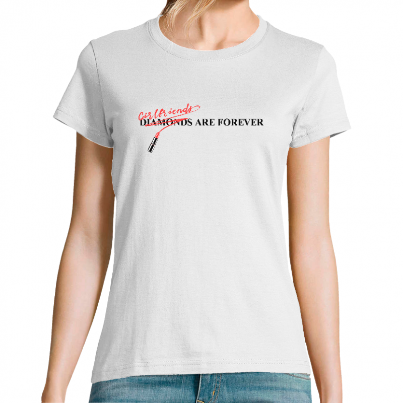 DIAMONDS ARE FOREVER - T-SHIRT FEMME