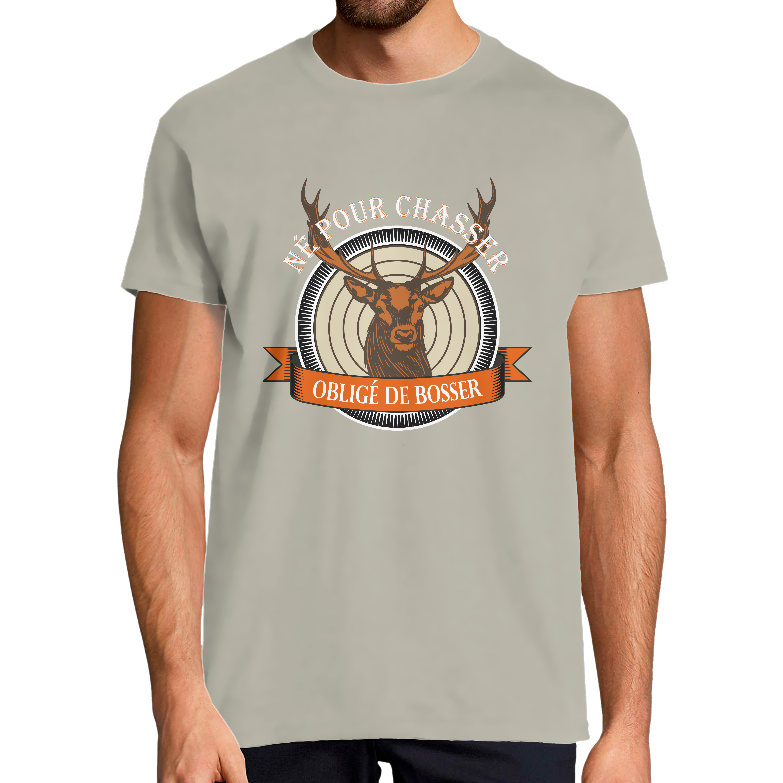 T-shirt Homme Chasse Cerf
