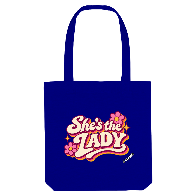 TOTE BAG KLASSS VINTAGE "SHE'S THE LADY", Style Original et chic