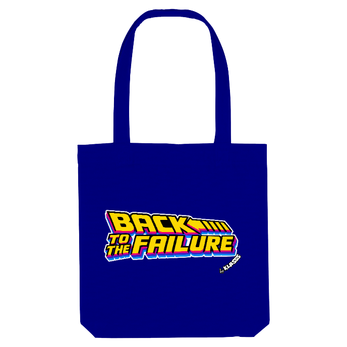 TOTE BAG KLASSS VINTAGE "BACK TO THE FAILURE", HUMOUR