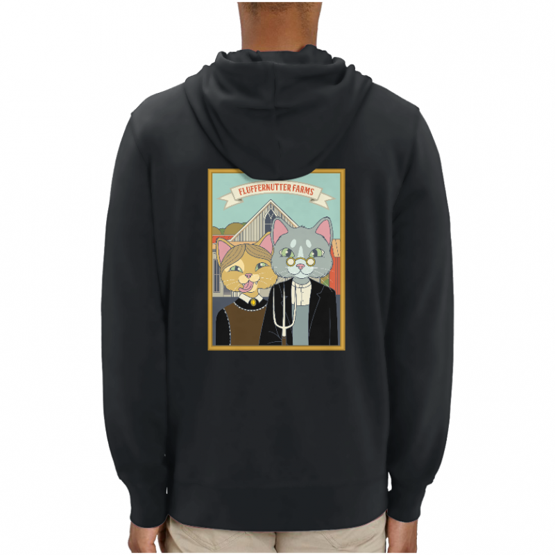 SWEATSHIRT VINTAGE CHAT FLUFFERNUTTER UNISEXE