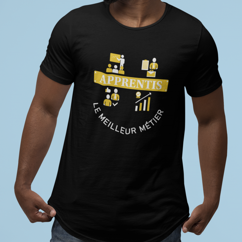 T-SHIRT APPRENTIS LE MEILLEUR MÉTIER POUR HOMME