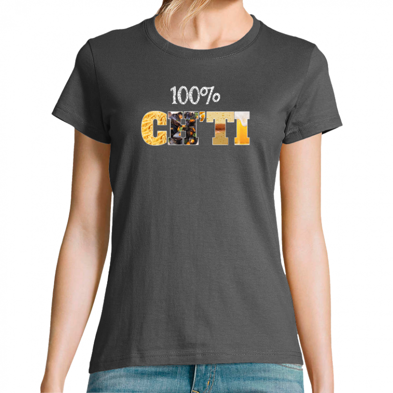 Face 100% CH'TI - T-SHIRT FEMME