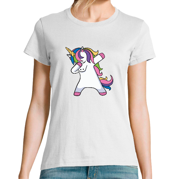 T-SHIRT LICORNE DAB FEMME