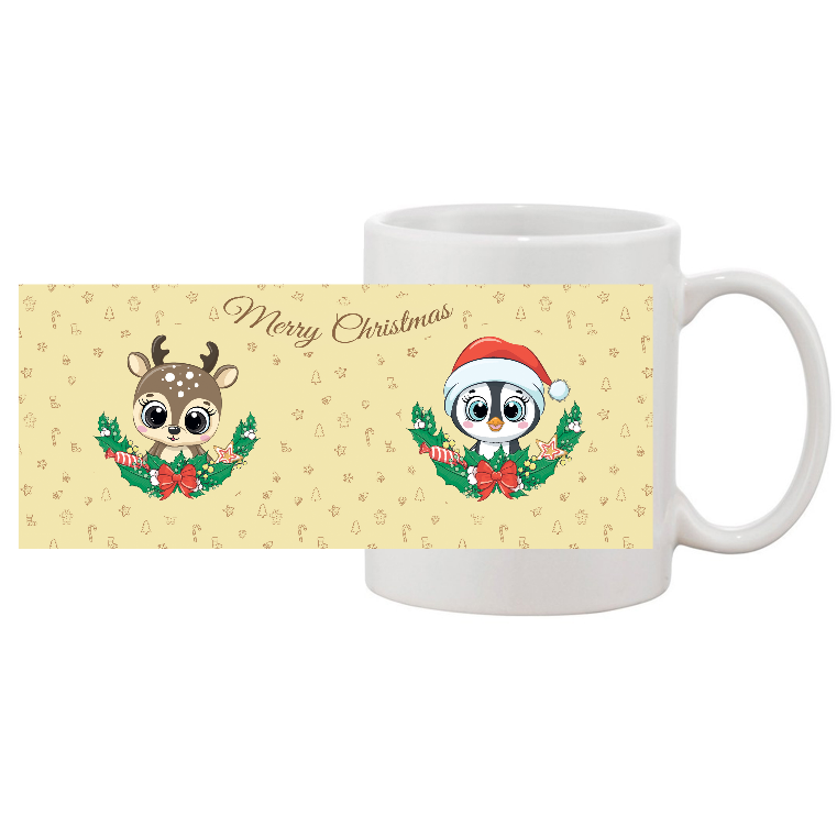 Mug - Cerf - Pingouin