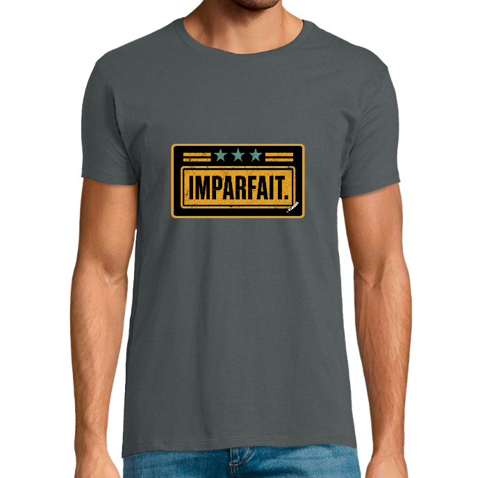 T-shirt Homme col rond REGENT FIT KLASSS "IMPARFAIT"