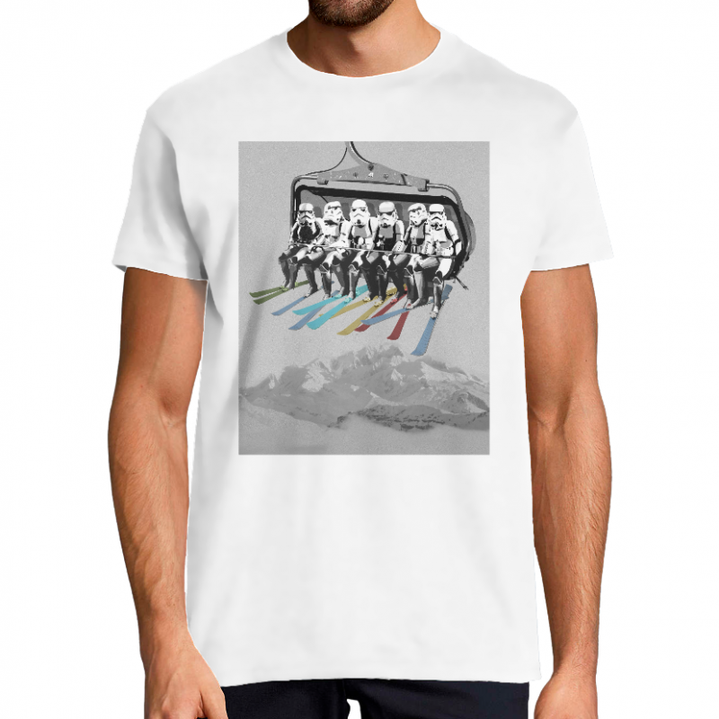 Face STAR WARS TELESIEGE - T-SHIRT HOMME