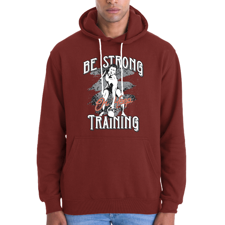 Face SWEATSHIRT BE STRONG OR KEEP TRAINING UNISEXE