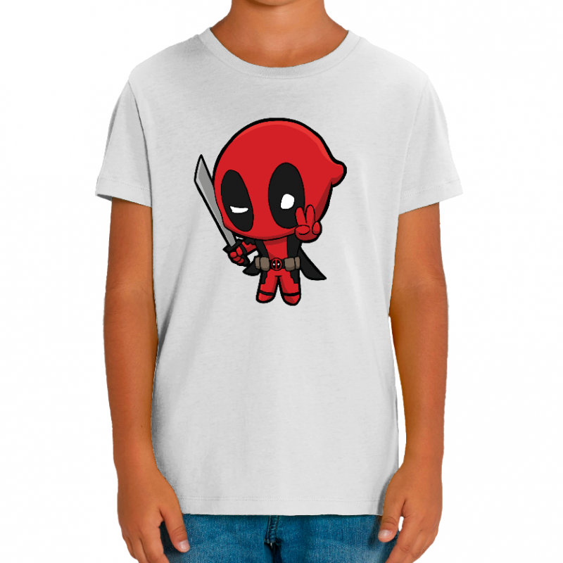 T-SHIRT DEADPOOL CHILL ENFANT