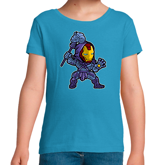 T-SHIRT IRON SKELETOR FILLE