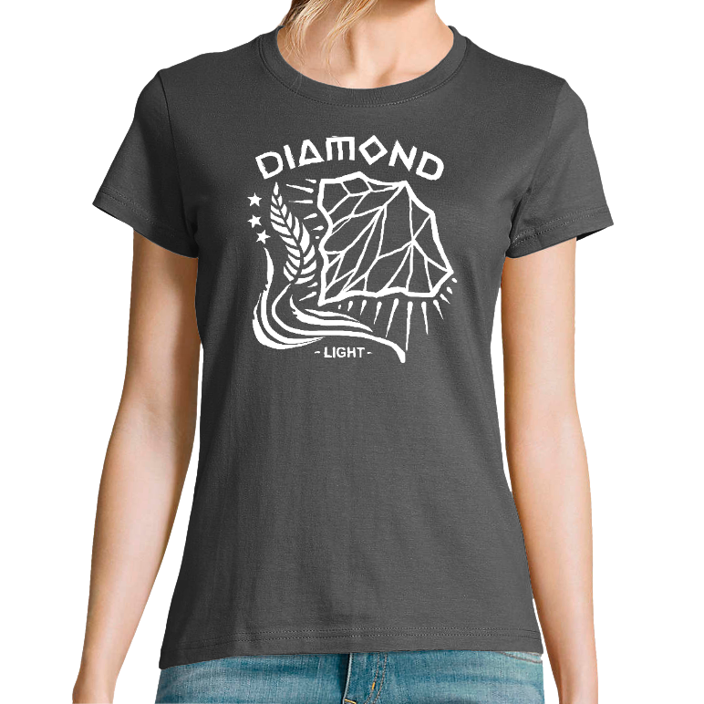Face T-SHIRT FEMME - DIAMOND LIGHT