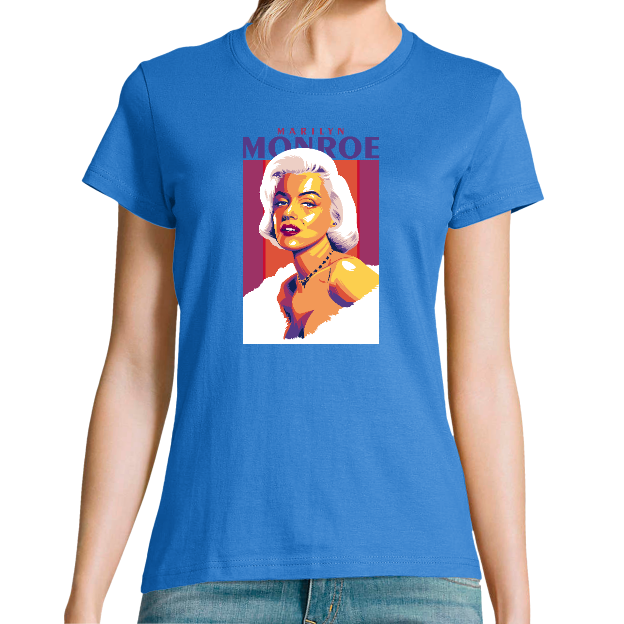 Face T-SHIRT MARILYN MONROE FEMME