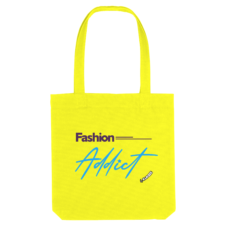 TOTE BAG KLASSS FEMME "fashion addict", sac de shopping tendance