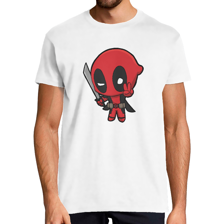 T-SHIRT DEADPOOL CHILL HOMME
