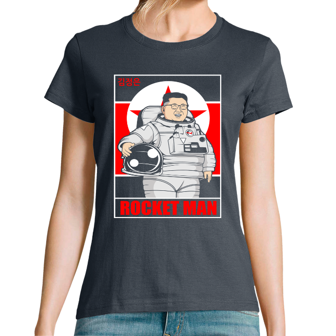 T-SHIRT ROCKET MAN FEMME