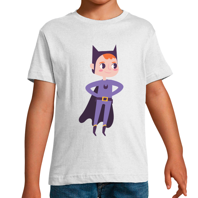 T-SHIRT SUPER-HÉROS CHAUVE-SOURIS GARÇON