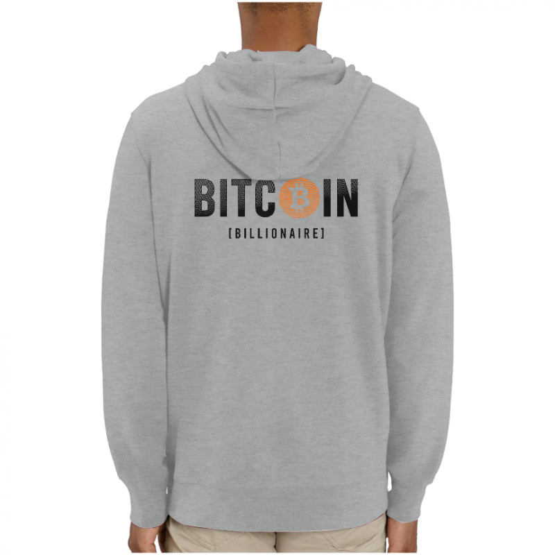 SWEATSHIRT BITCOIN BILLIONAIRE UNISEXE