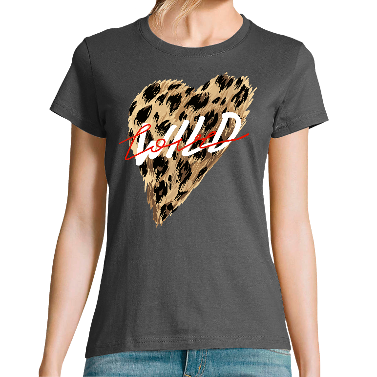 Face WILD LOVE - T-SHIRT FEMME