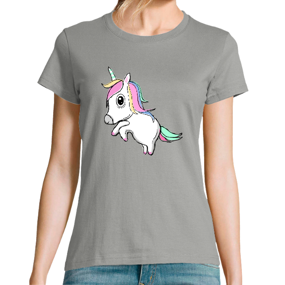 T-SHIRT LICORNE JUMP FEMME
