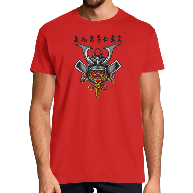 T-SHIRT TETE DE SAMOURAI HOMME