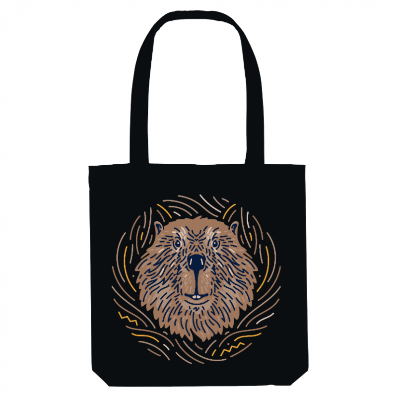 TOTE-BAG - NATIVE AMERICAN BEAVER