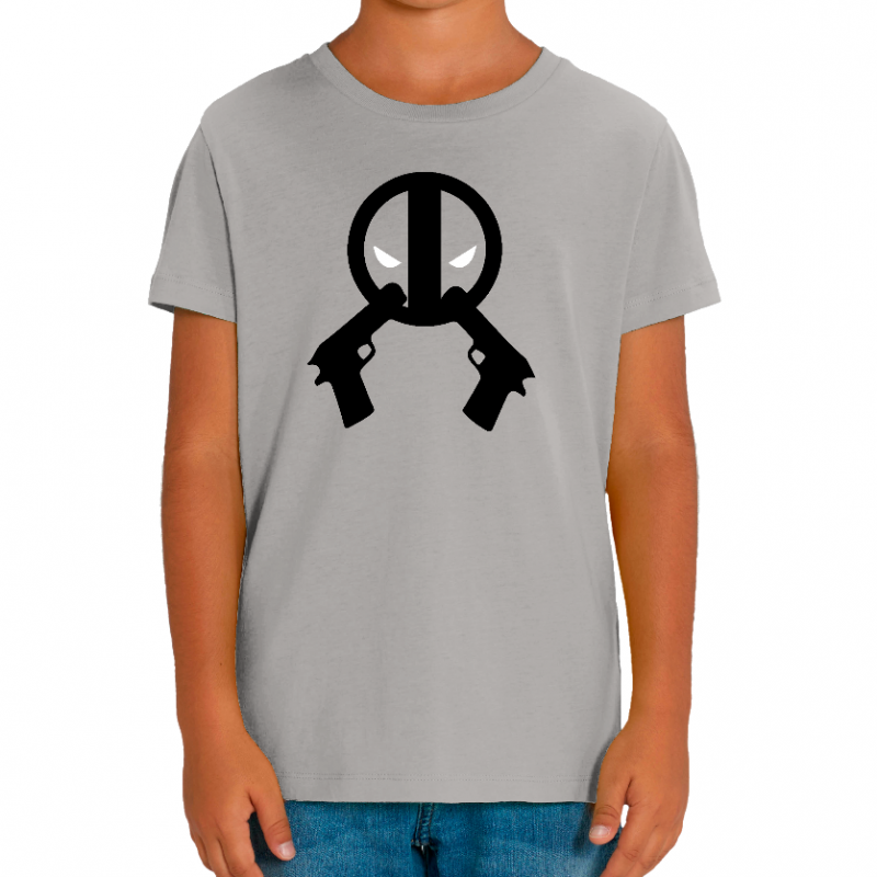 T-SHIRT LOGO DEADPOOL ENFANT