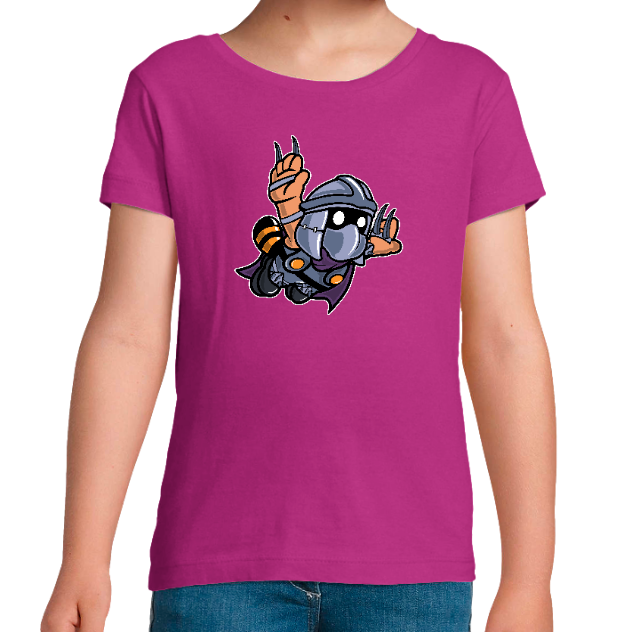T-SHIRT SHREDDER TORTUES NINJA FILLE– Tee-shirt Enfant Super-Héros