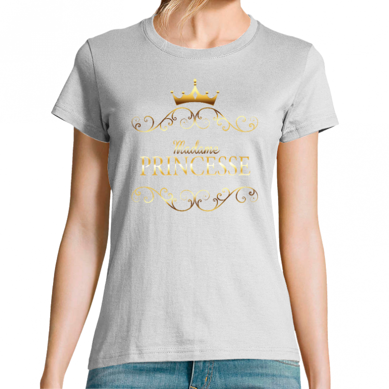 Face T-SHIRT FEMME - MADAME PRINCESSE