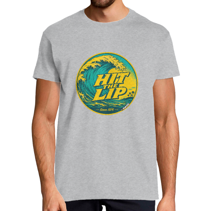 T-shirt Homme col rond KLASSS "HIT THE LIP SURF"