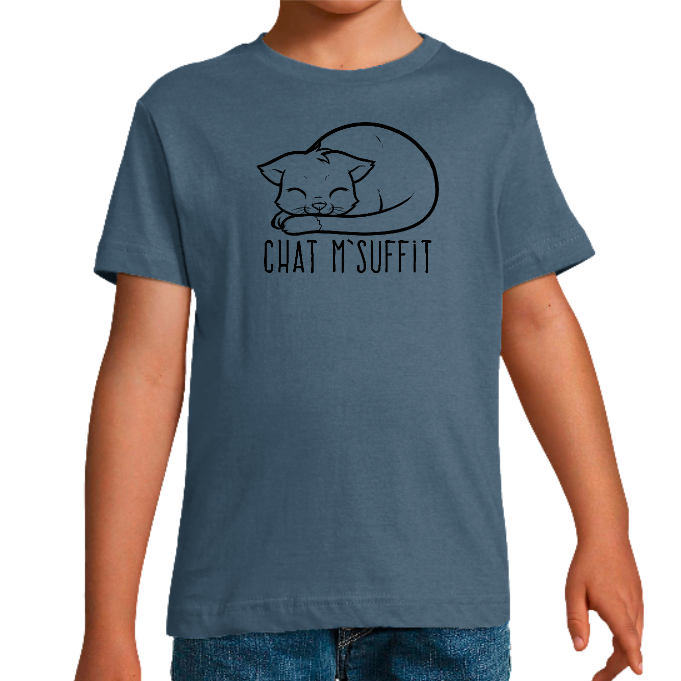 T-SHIRT KIDS CHAT M'SUFFIT