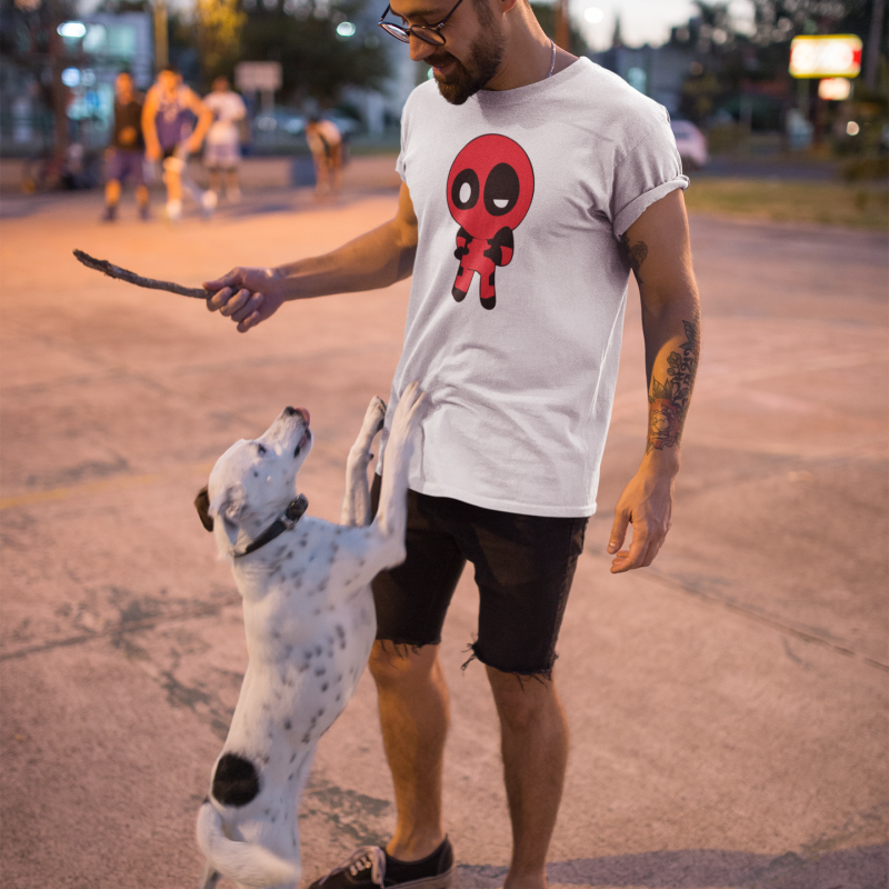 T-SHIRT DEADPOOL FAN HOMME