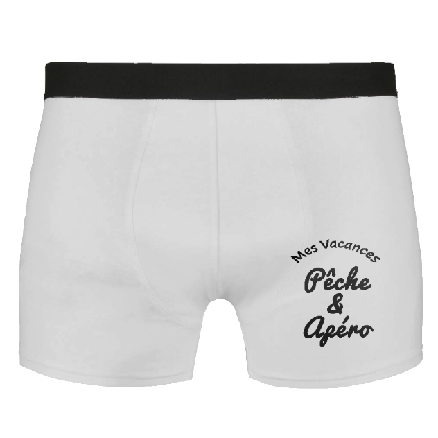 Boxer Homme – Mes Vacances Pêche & Apéro