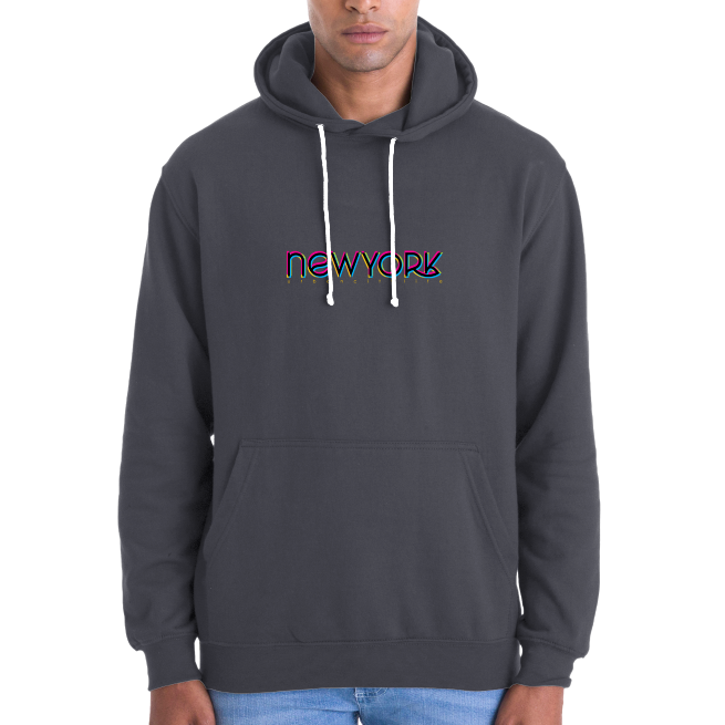 SWEATSHIRT NEW YORK NOIR UNISEXE