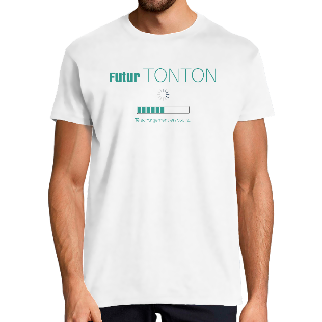 T-SHIRT LOADING TONTON – Annonce Grossesse Originale