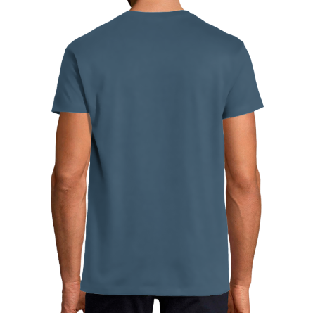 T-SHIRT ATTACHIANT DESIGN ROUGE