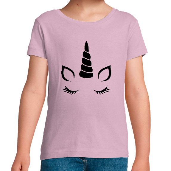 T-SHIRT CORNE DE LICORNE FILLE