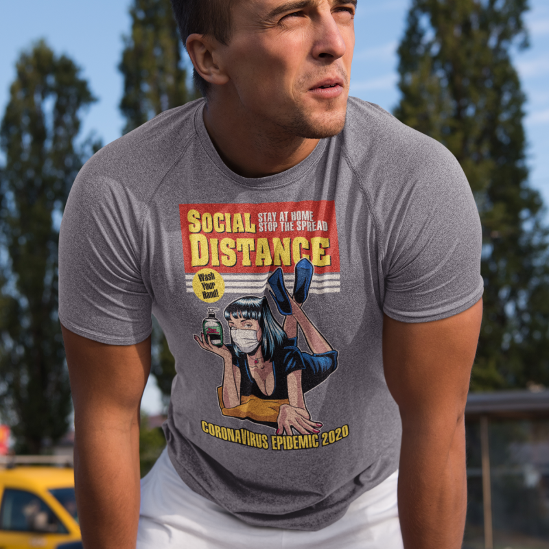 T-shirt Covid-19 Pulp Fiction