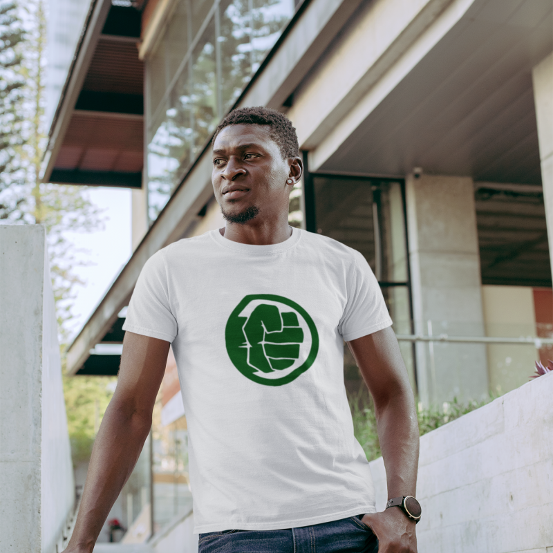 T-SHIRT COUP DE POING DE HULK HOMME