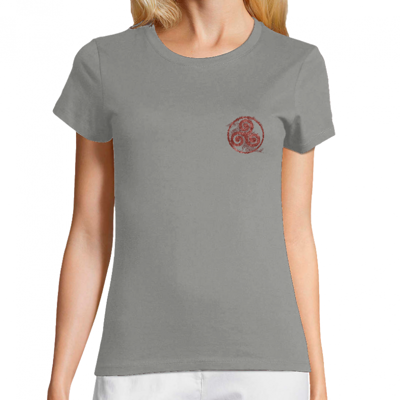 Face T-shirt femme à triskell