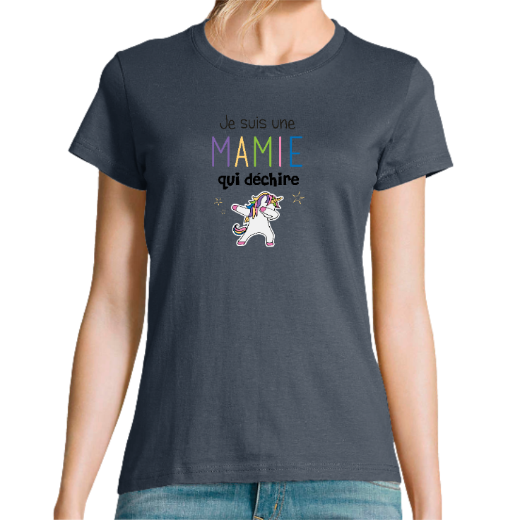 T-SHIRT MAMIE DÉCHIRE